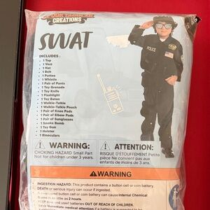 SWAT Costume for Kids - Black